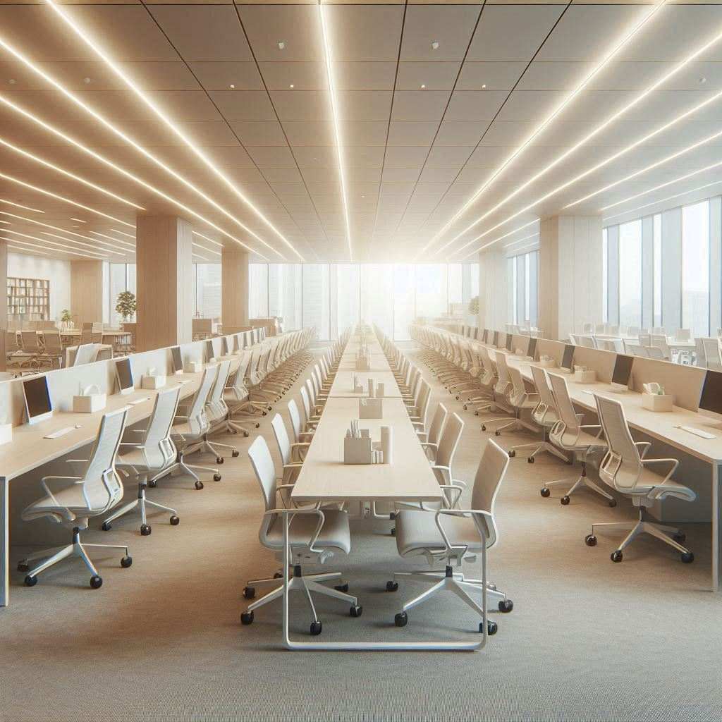 工位临时调整对培训团队的写字楼办公员工休闲区设置会形成哪些连锁影响